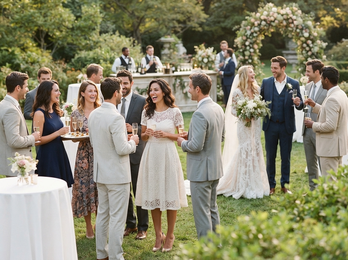 Peut-on porter du blanc à un cocktail de mariage ?