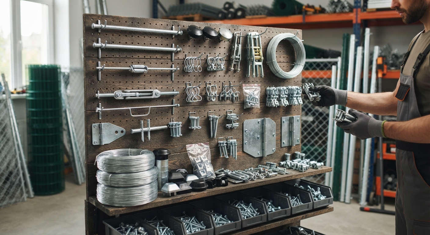 Trouvez vos accessoires de clôture grillagée sur Clotures-grillages.com