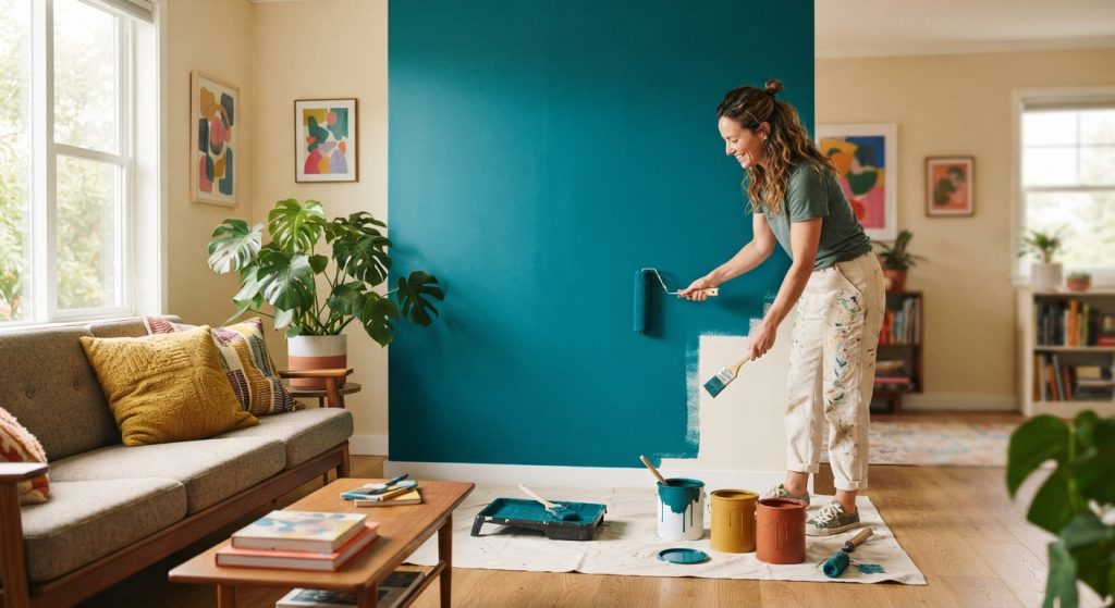 Quelle peinture vous faut-il pour donner du punch à votre déco intérieure ?