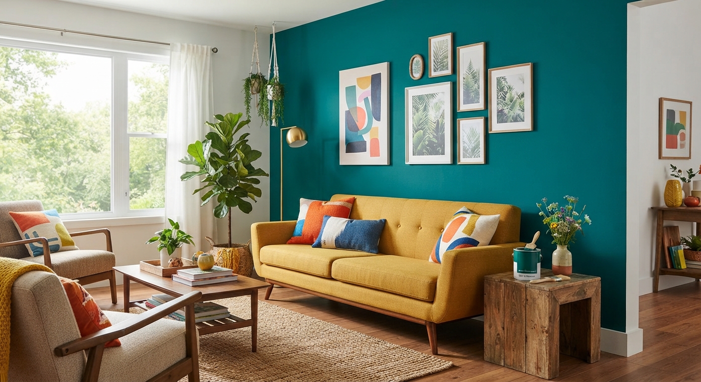 Quelle peinture vous faut-il pour donner du punch à votre déco intérieure ?