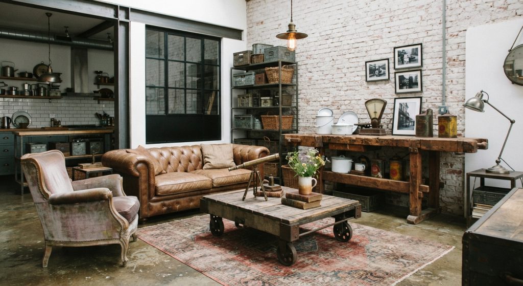Déco industrielle et style brocante… Compatibles ou pas ?
