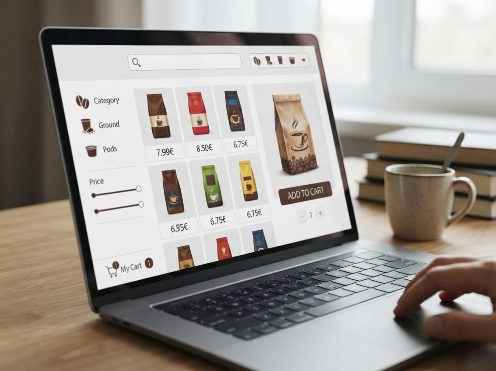 Achat café à petit prix sur Mon café italien