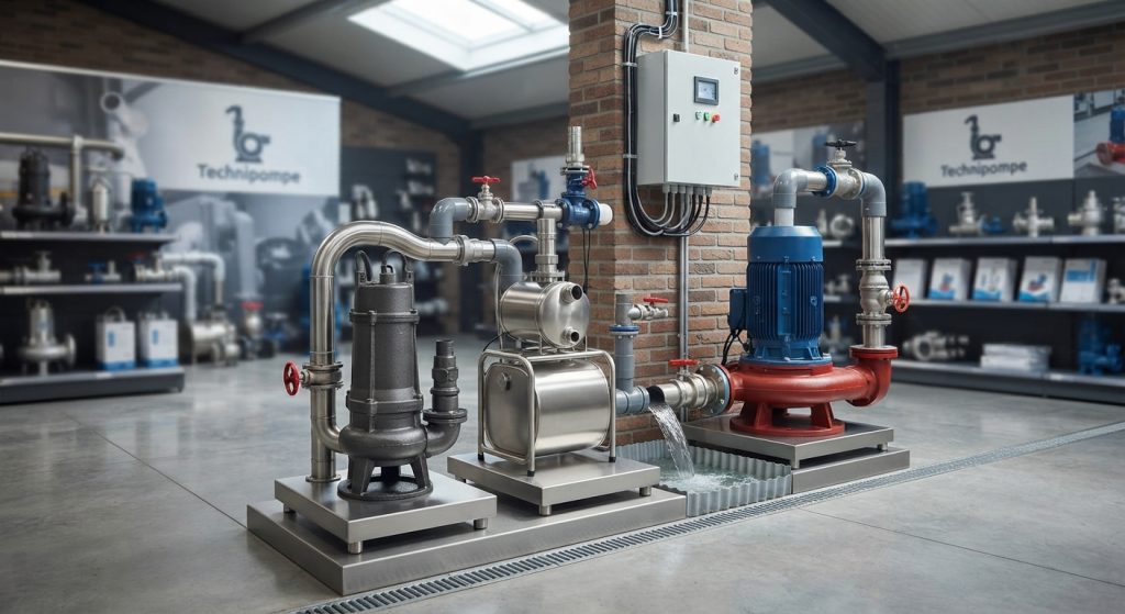 Découvrez la sélection de pompes de relevages proposée par Technipompe