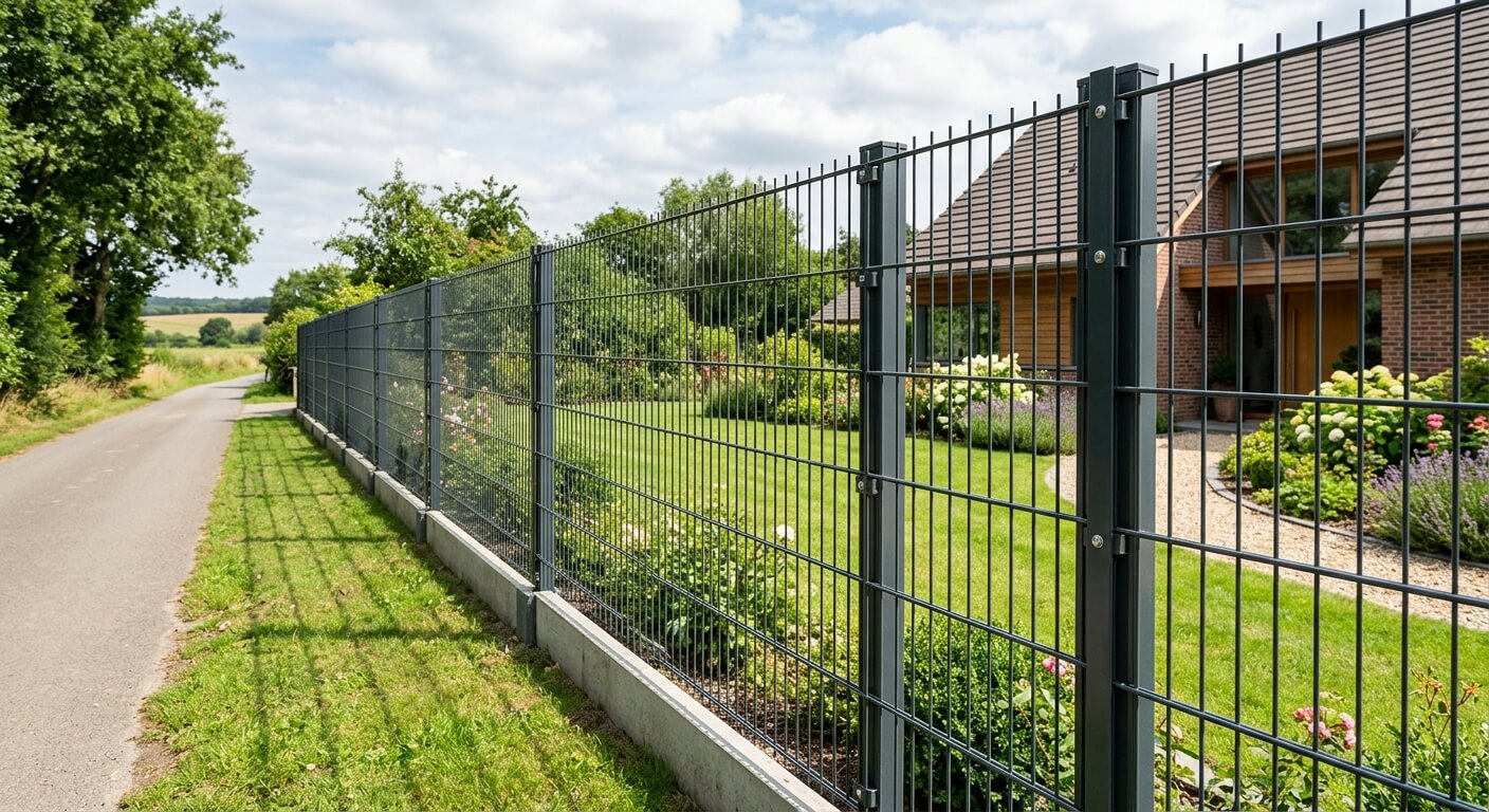 La clôture rigide : premier élément de sécurité de votre terrain