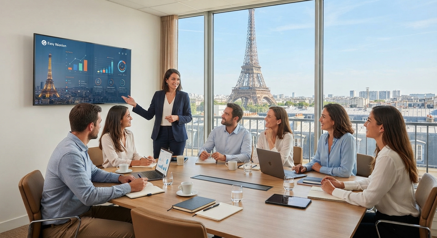 Easy Réunion : la solution pour réunir tous vos collaborateurs au cœur de Paris